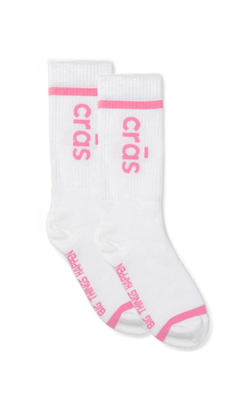 Cras Strømper Logo White