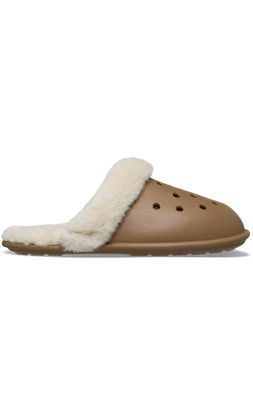 Crocs Træsko Classic Fuzz Scuff Sepia