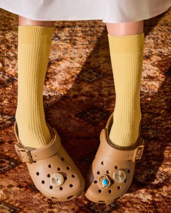Crocs Træsko Classic Metallic Buckle Clog Sepia