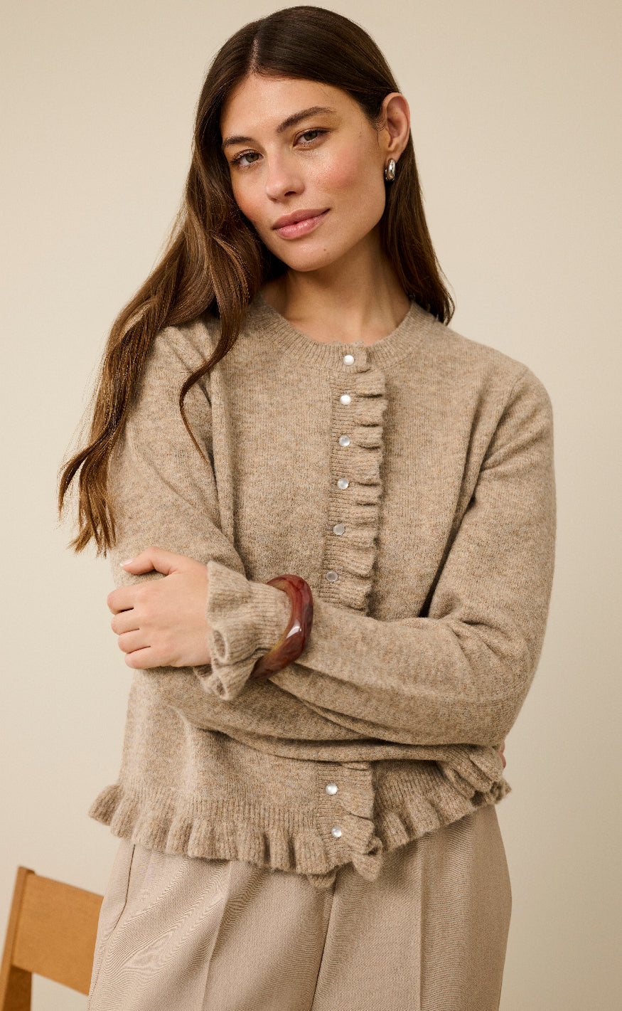 Culture Cardigan Julietta Dune Melange