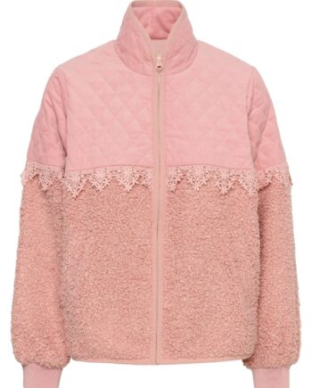 Culture Jakke Lenia Catina Teddy Pale Mauve