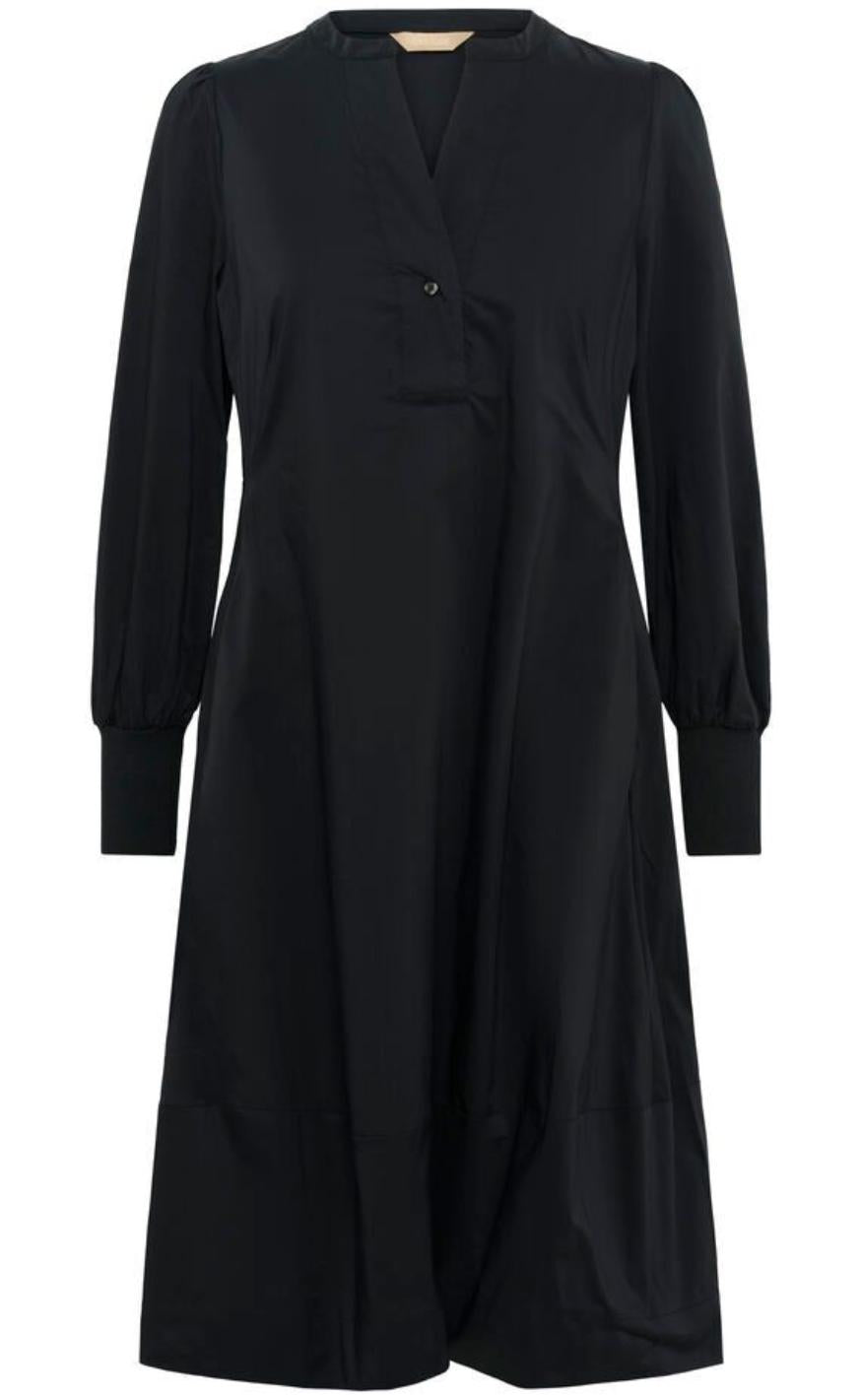 Culture Kjole Antoinett Rib Black