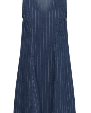Culture Kjole Mai Renny Dark Blue Wash