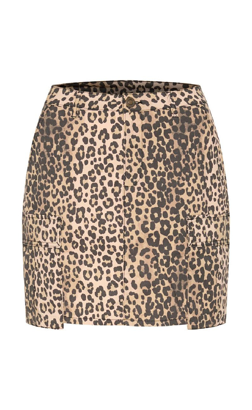Culture Nederdel Halina Leopard Wash