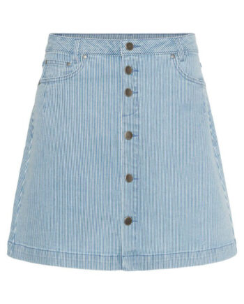 Culture Nederdel Milky Short Blue White Stripe