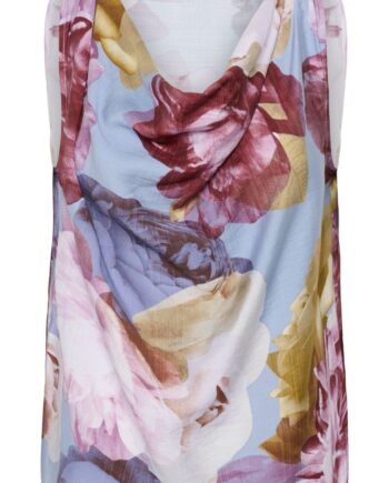 Culture Top Magna Greece Blue Pink Yellow Flower