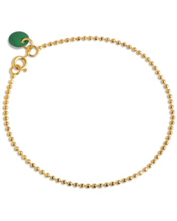 Enamel Copenhagen Armbånd Ball Chain  Petrol Green