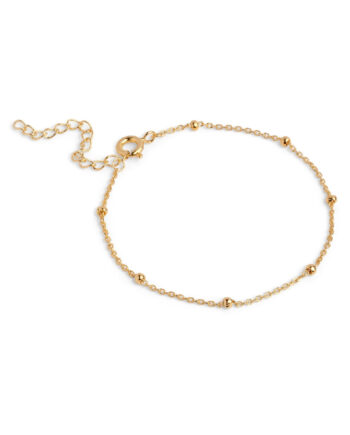 Enamel Copenhagen Armbånd Beaded Chain Gold Colour