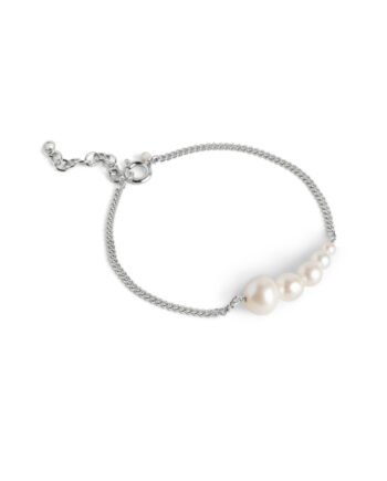 Enamel Copenhagen Armbånd Carmen Pearls Silver Colour