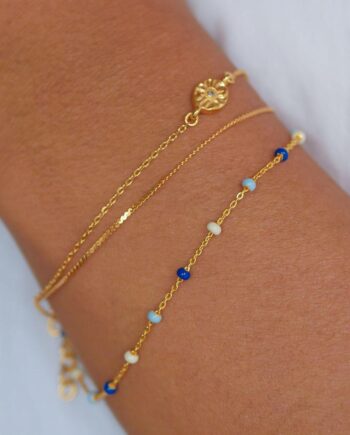 Enamel Copenhagen Armbånd Lola Marine Gold Colour