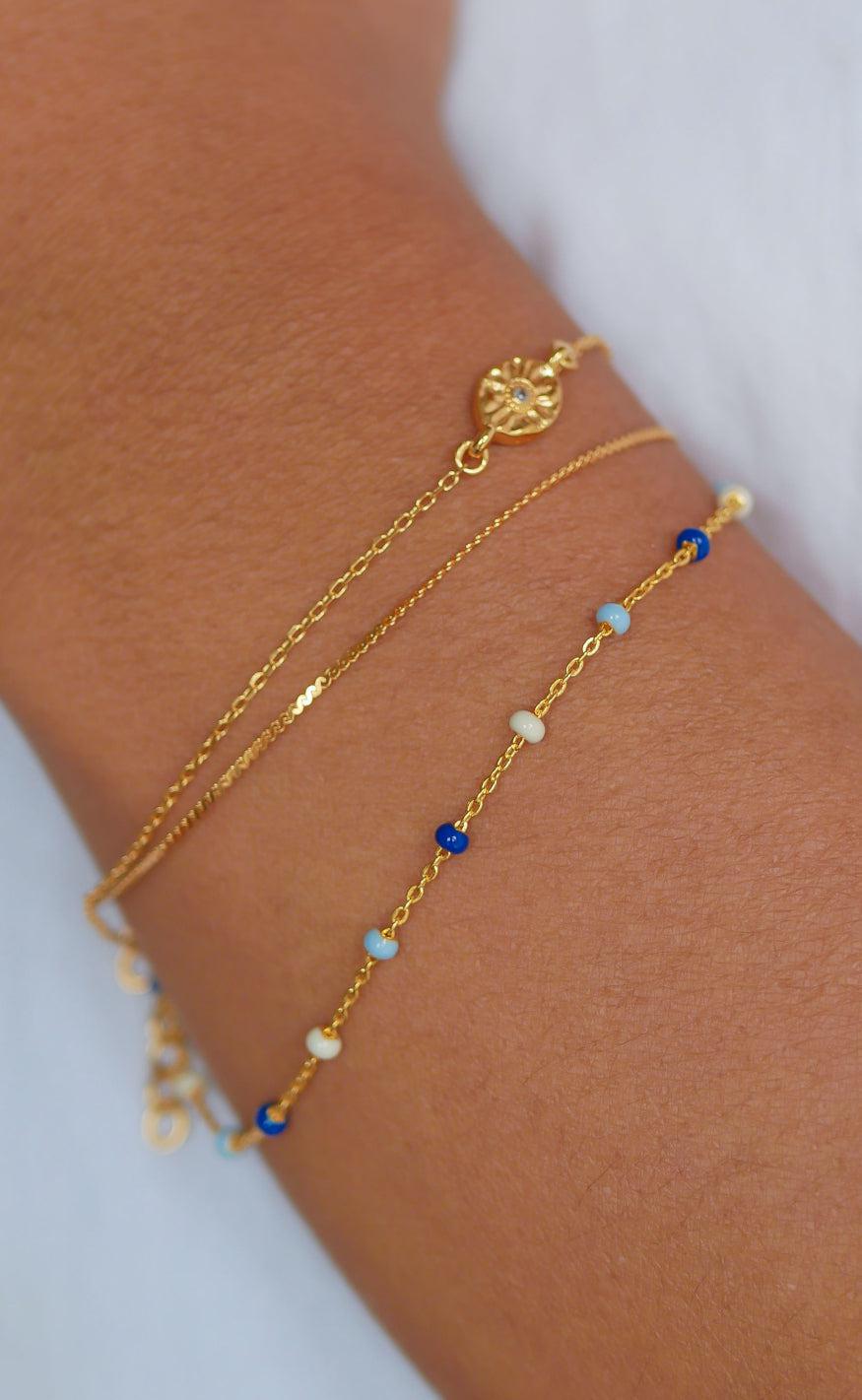 Enamel Copenhagen Armbånd Lola Marine Gold Colour