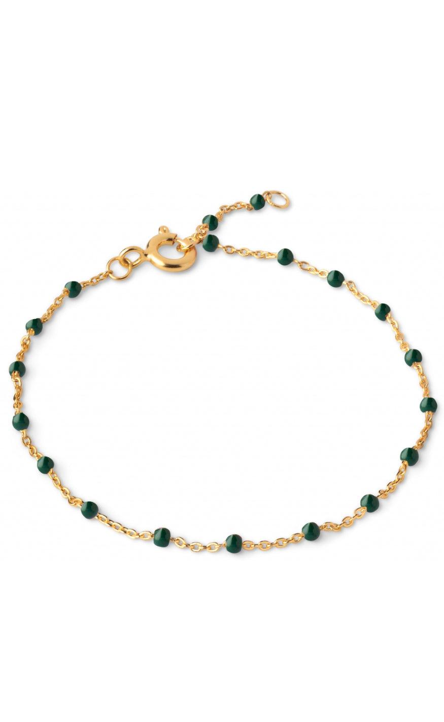 Enamel Copenhagen Armbånd Lola Petrol Green