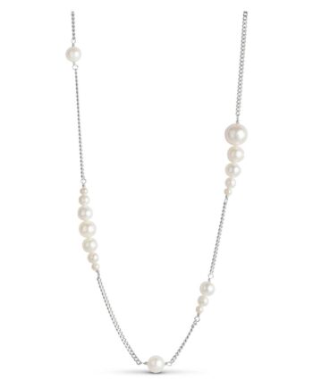 Enamel Copenhagen Halskæde- Carmen Pearls Silver Colour