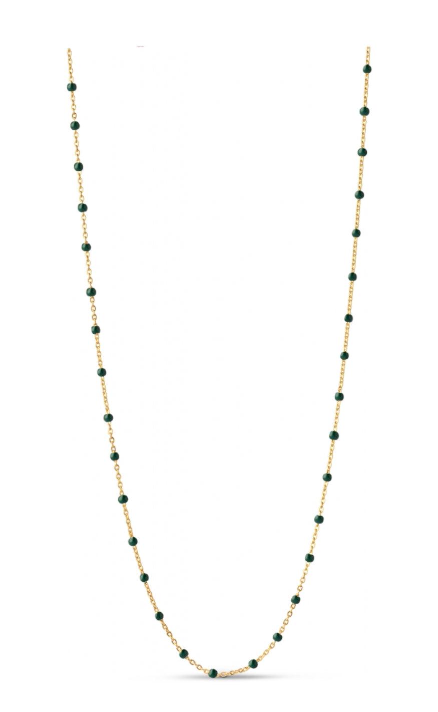 Enamel Copenhagen Halskæde Lola Petrol Green