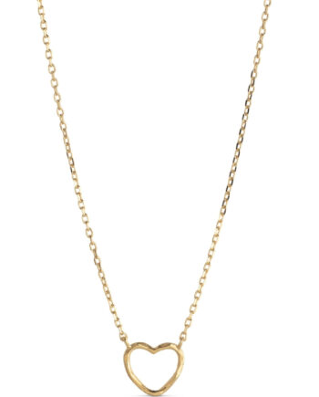 Enamel Copenhagen Halskæde Organic Heart Gold Colour