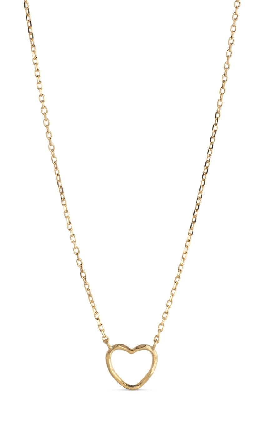 Enamel Copenhagen Halskæde Organic Heart Gold Colour