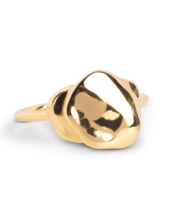 Enamel Copenhagen Ring Sahara Forgyldt