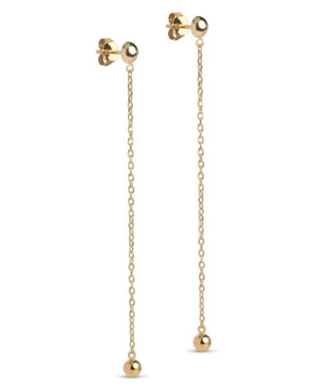 Enamel Copenhagen øreringe  Balloon Gold Colour
