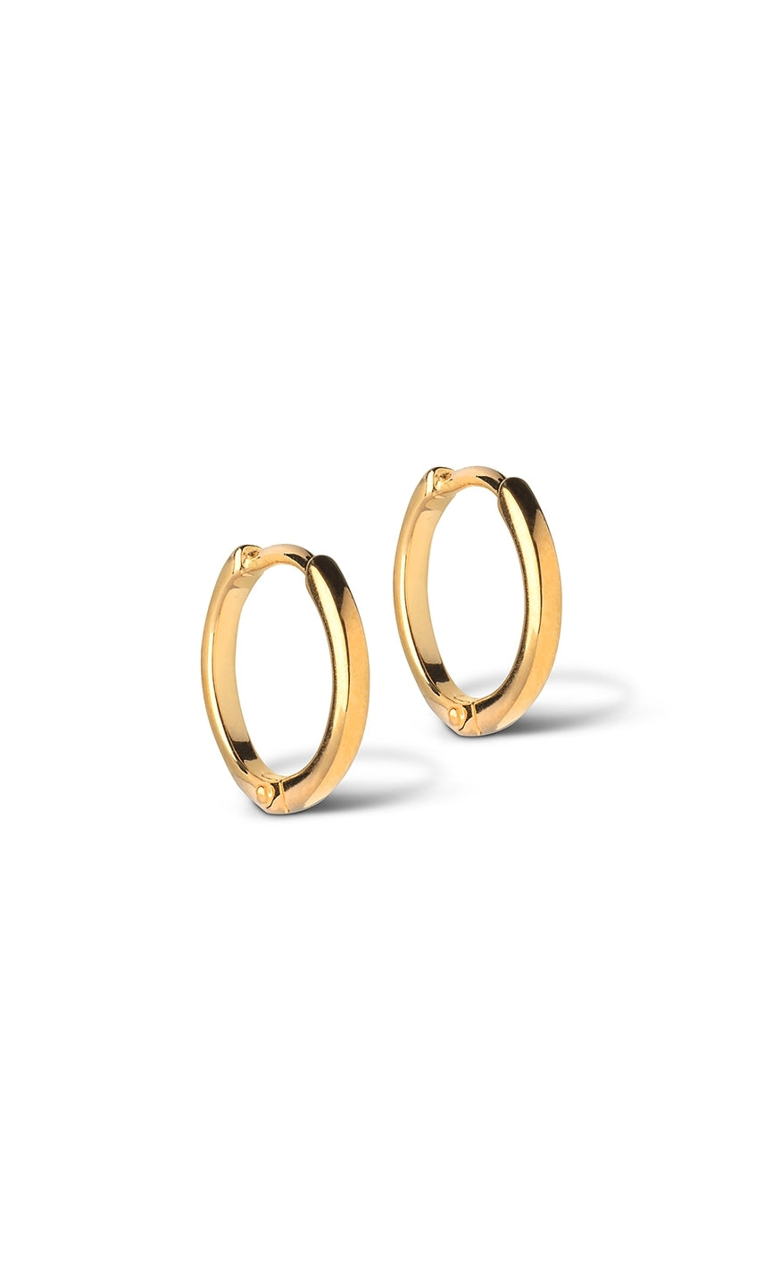 Enamel Copenhagen øreringe Classic Hoops Gold Colour