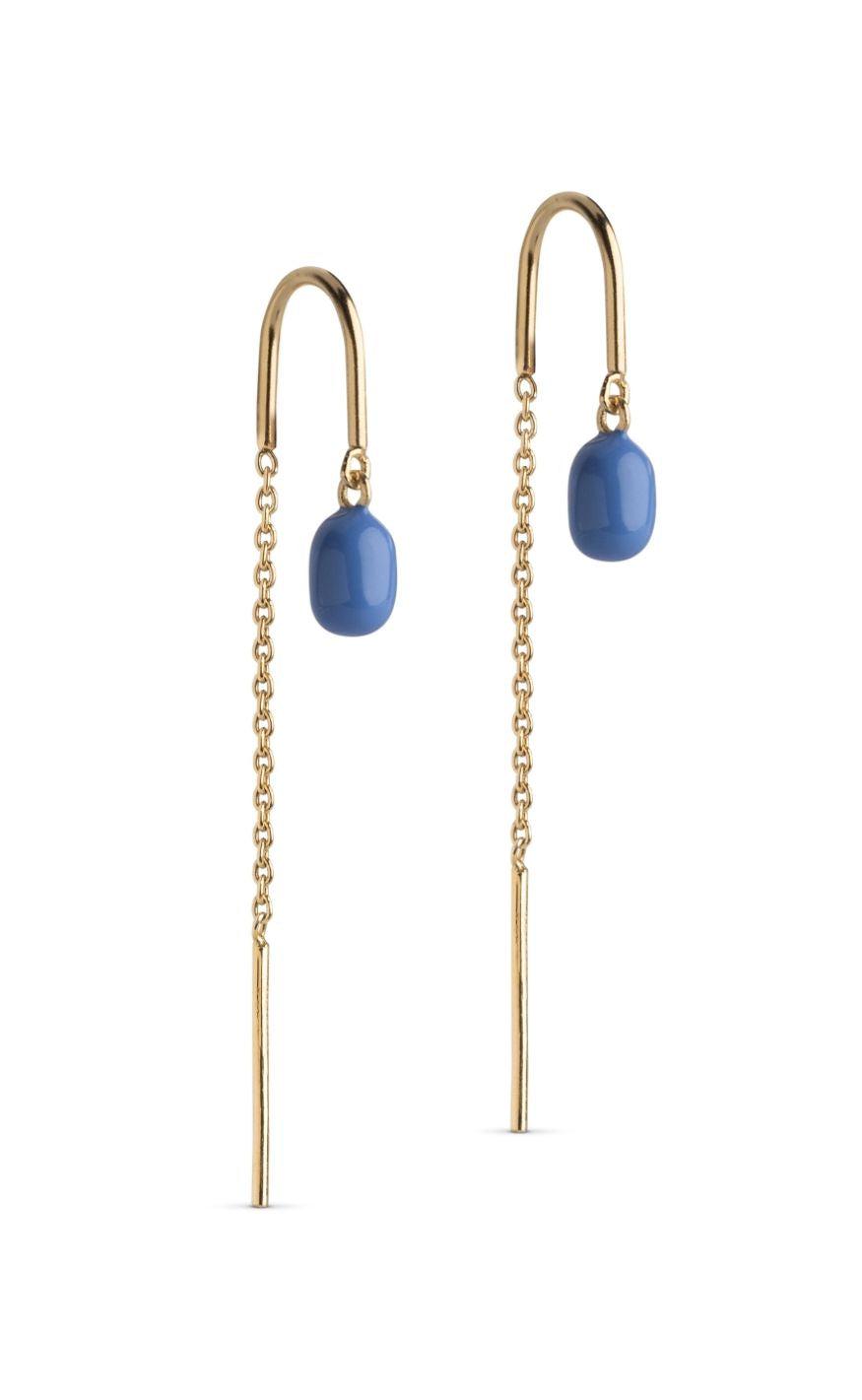 Enamel Copenhagen øreringe Eleanor Cornflower