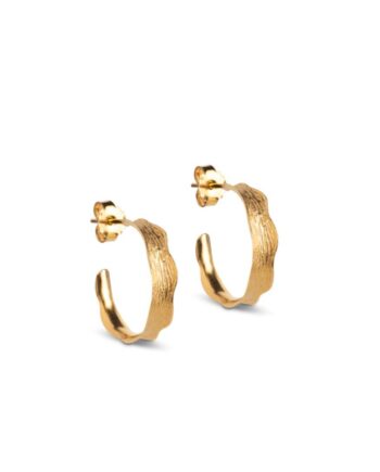 Enamel Copenhagen øreringe Hoops Ane Small Gold Colour