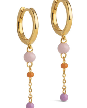 Enamel Copenhagen øreringe Lola Bold Hoops Blush