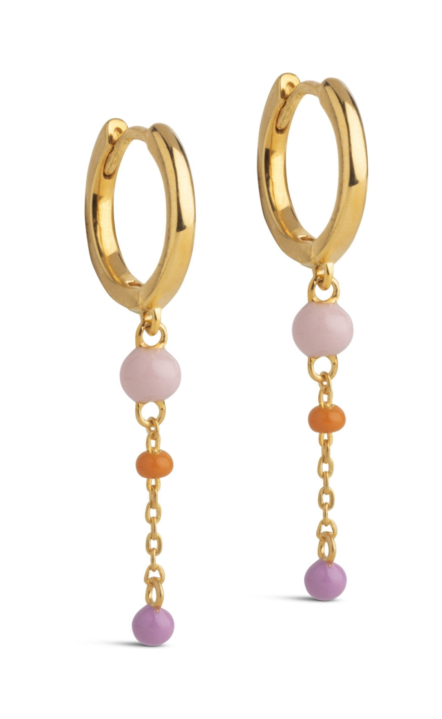 Enamel Copenhagen øreringe Lola Bold Hoops Blush