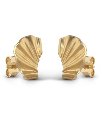 Enamel Copenhagen øreringe Mini Wave Gold Colour