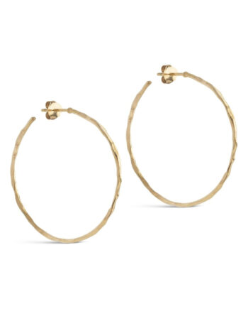 Enamel Copenhagen øreringe Organic Arena Large Gold Colour