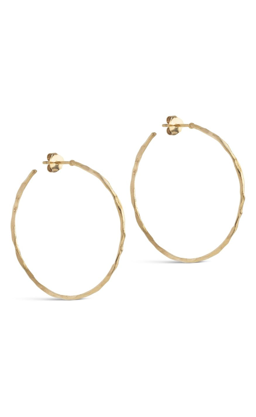Enamel Copenhagen øreringe Organic Arena Large Gold Colour