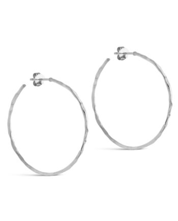 Enamel Copenhagen øreringe Organic Arena Large Silver Colour