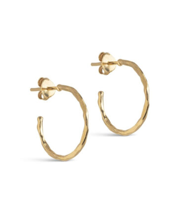 Enamel Copenhagen øreringe Organic Arena Small Gold Colour