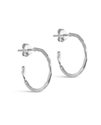 Enamel Copenhagen øreringe Organic Arena Small Silver Colour