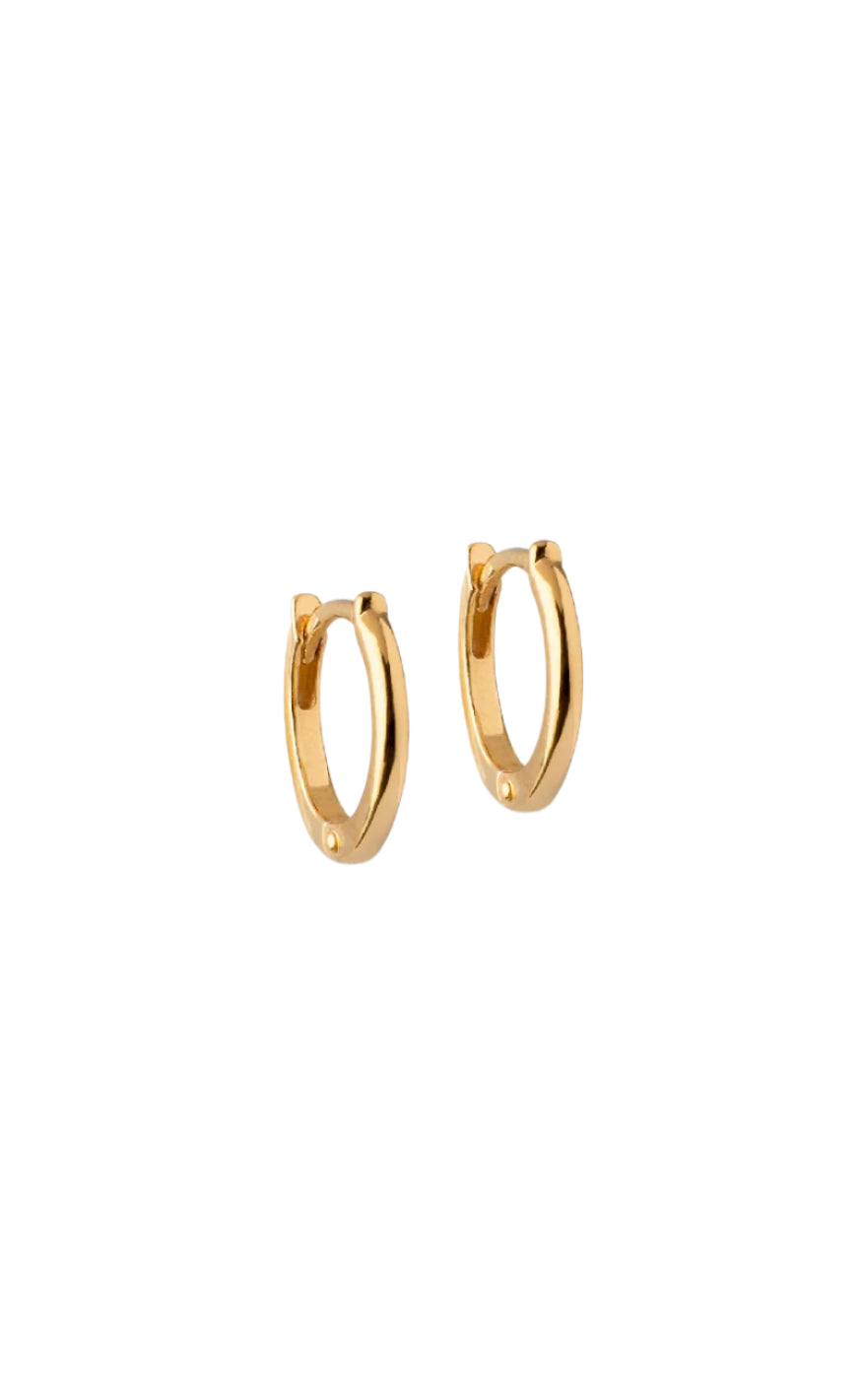 Enamel Copenhagen øreringe Small Classic Hoops Gold Colour