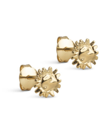 Enamel Copenhagen øreringe Studs Sunshine Gold Colour