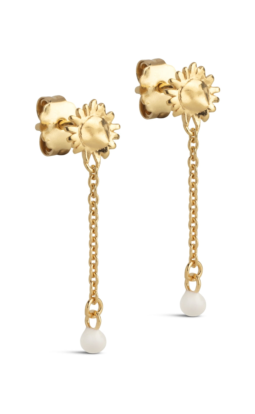 Enamel Copenhagen øreringe Sunshine Drop Daisy