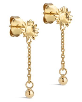 Enamel Copenhagen øreringe Sunshine Drop Gold Colour
