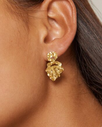 Enamel Copenhagen øreringe Windy Small  Gold Colour