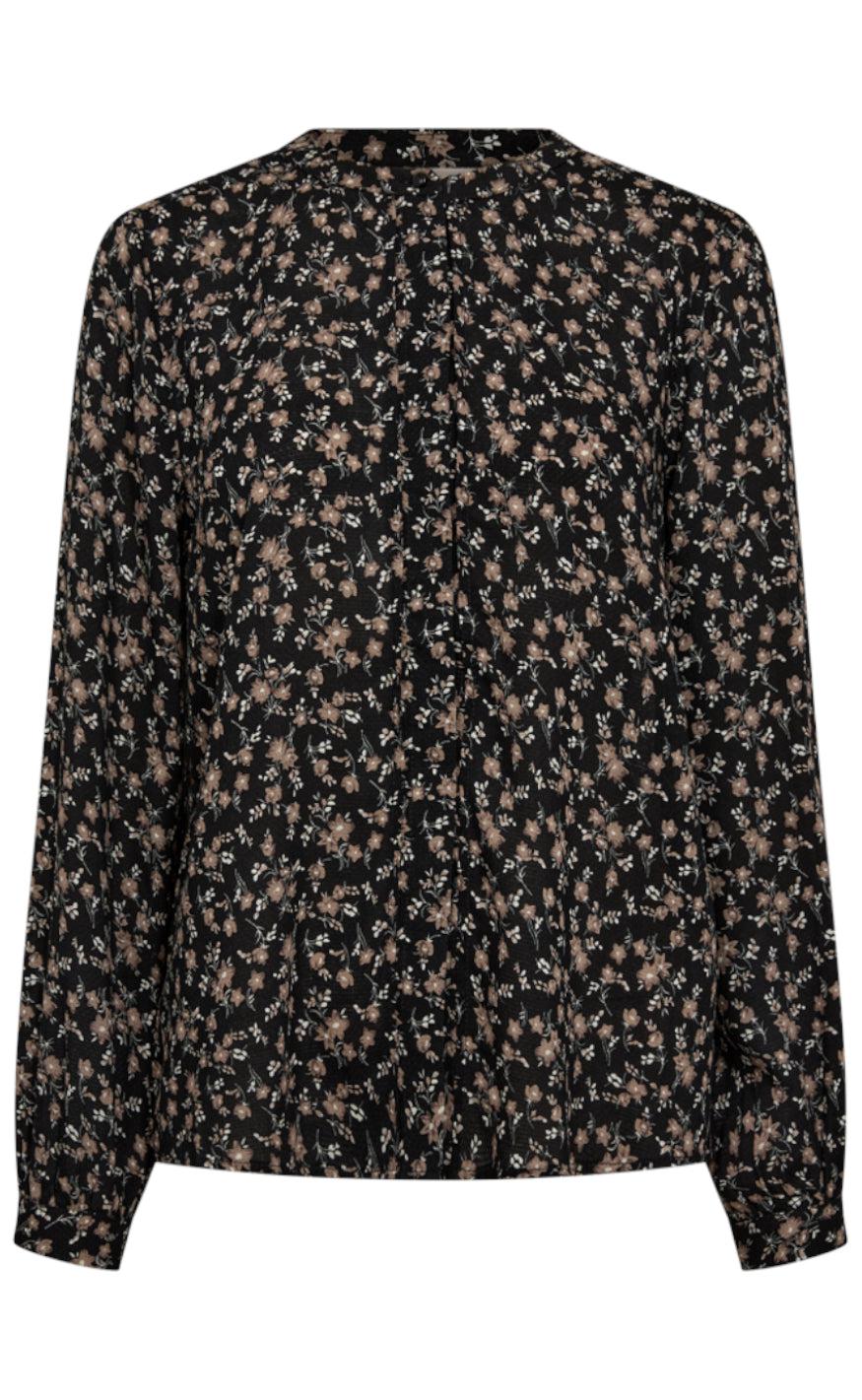 Freequent Bluse Adney Black Desert Taupe