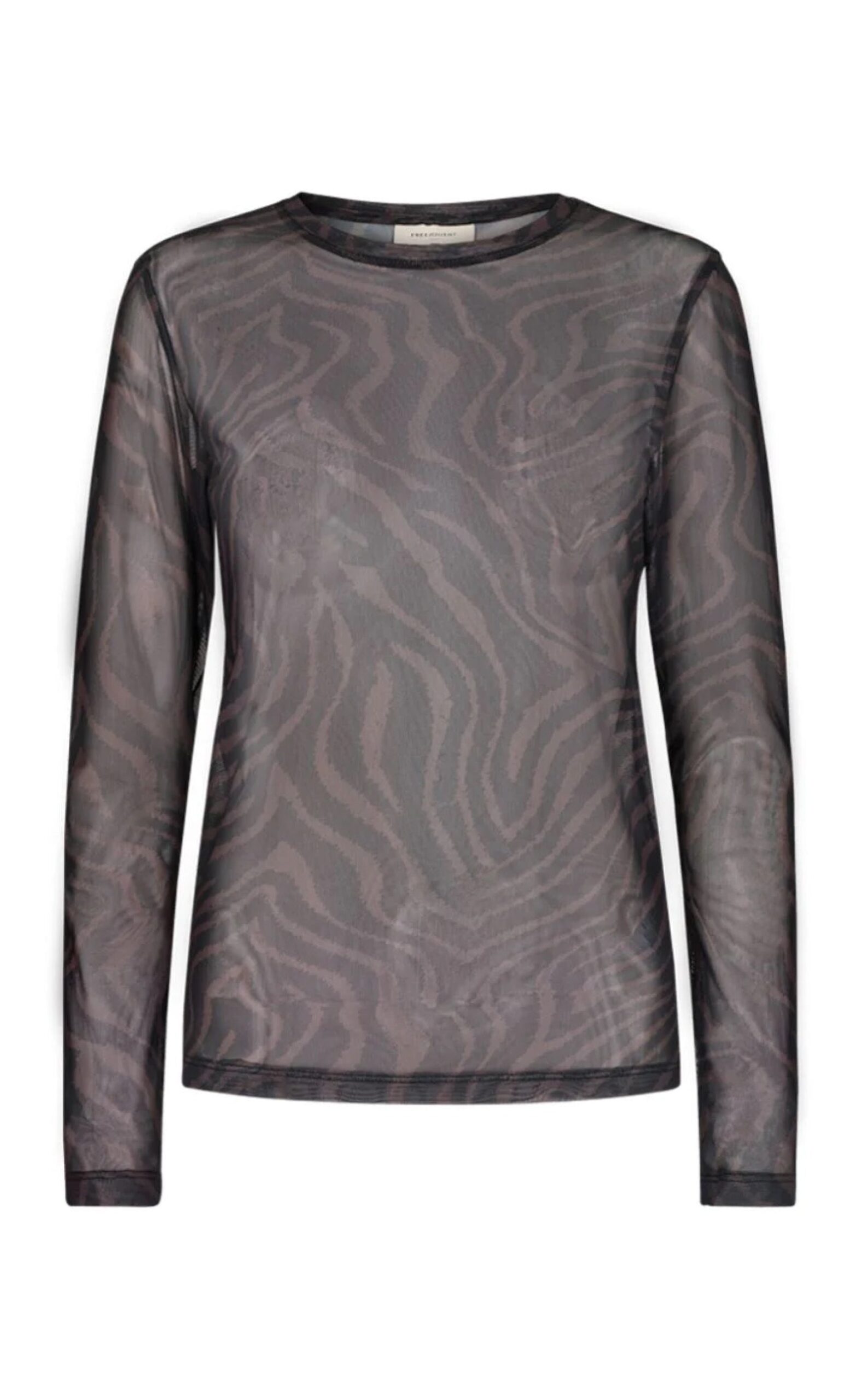 Freequent Bluse Babara Coffee Bean Black