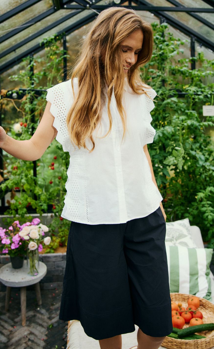 Freequent Bluse Bina Brilliant White
