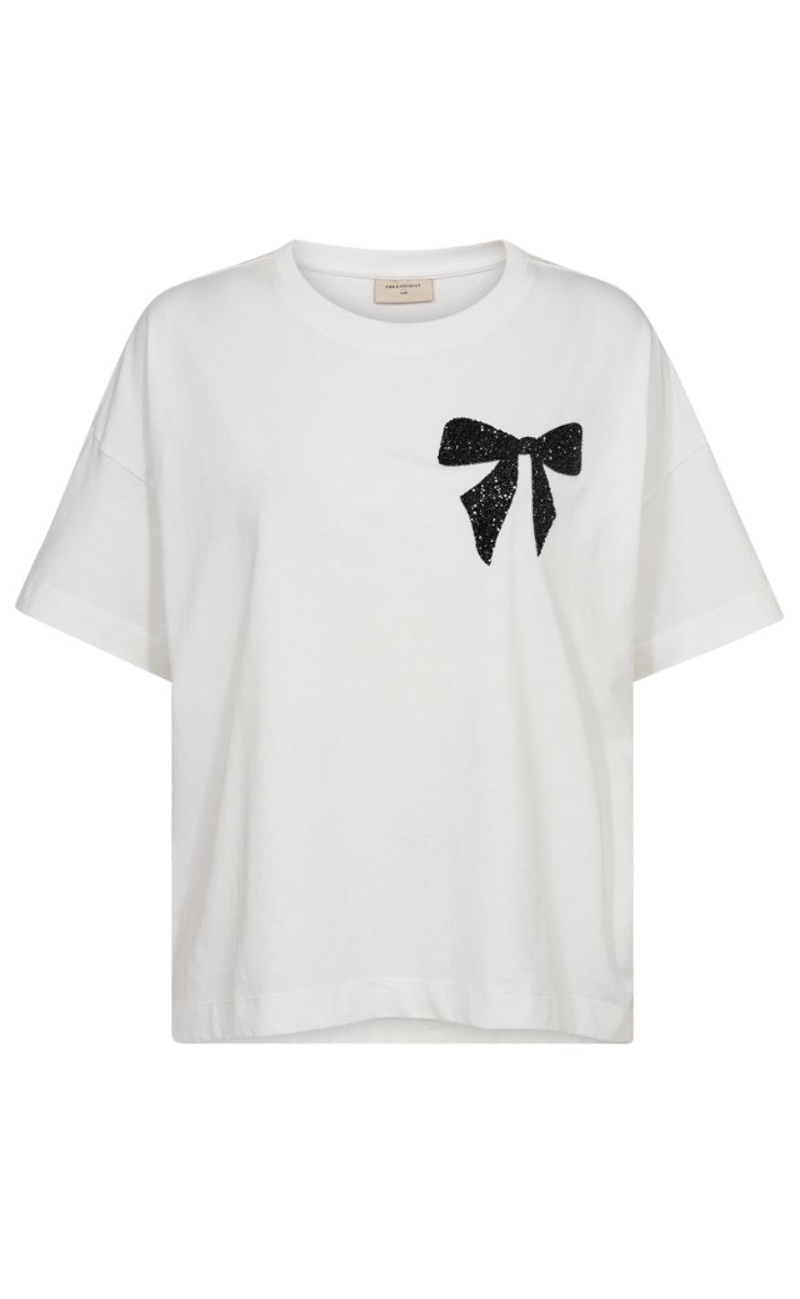 Freequent Bluse Carol Star Off-white Black