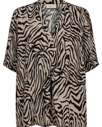 Freequent Bluse Larin Simply Taupe    Black