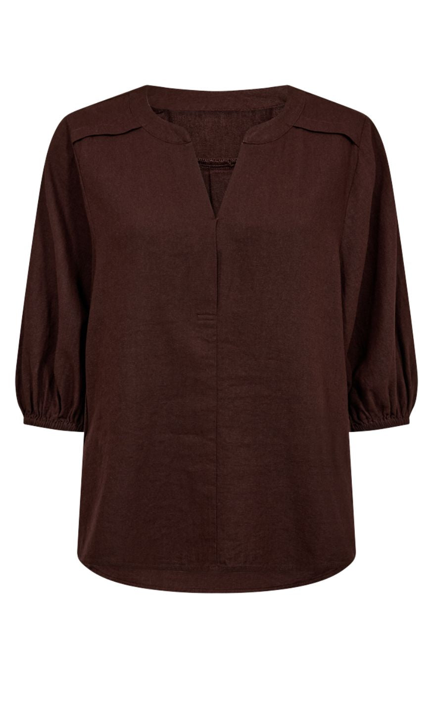 Freequent Bluse Lava 204290 Coffee Bean