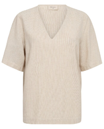 Freequent Bluse Lava Simply Taupe    Off-white