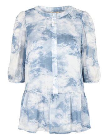 Freequent Bluse Marble Chambray Blue Mix