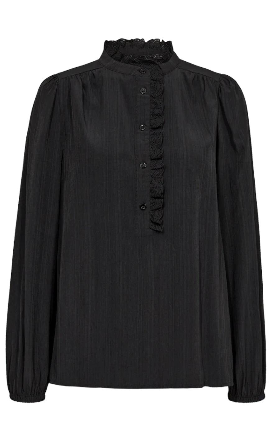 Freequent Bluse Sea Black