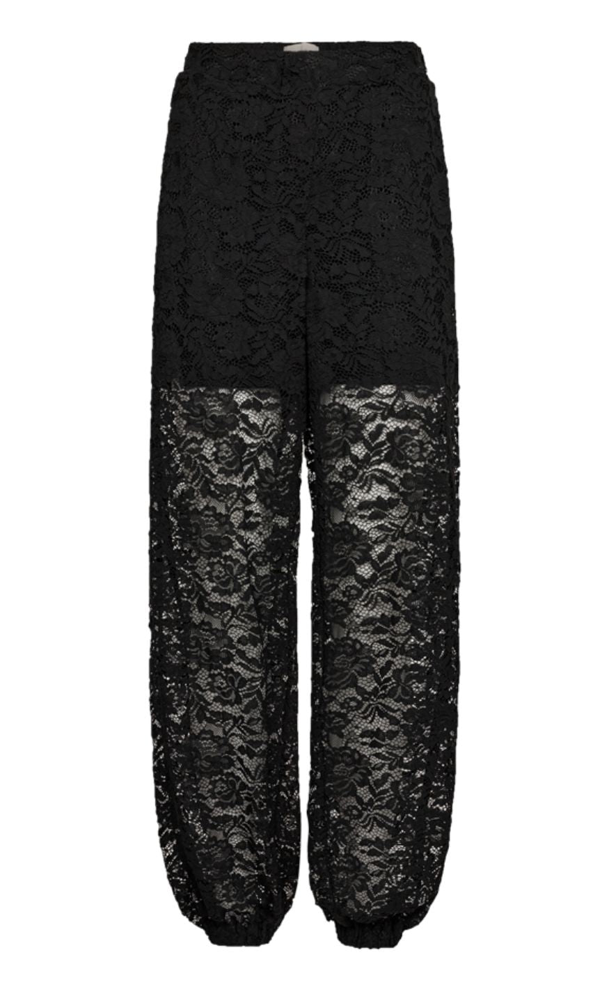 Freequent Bukser Lacina Black