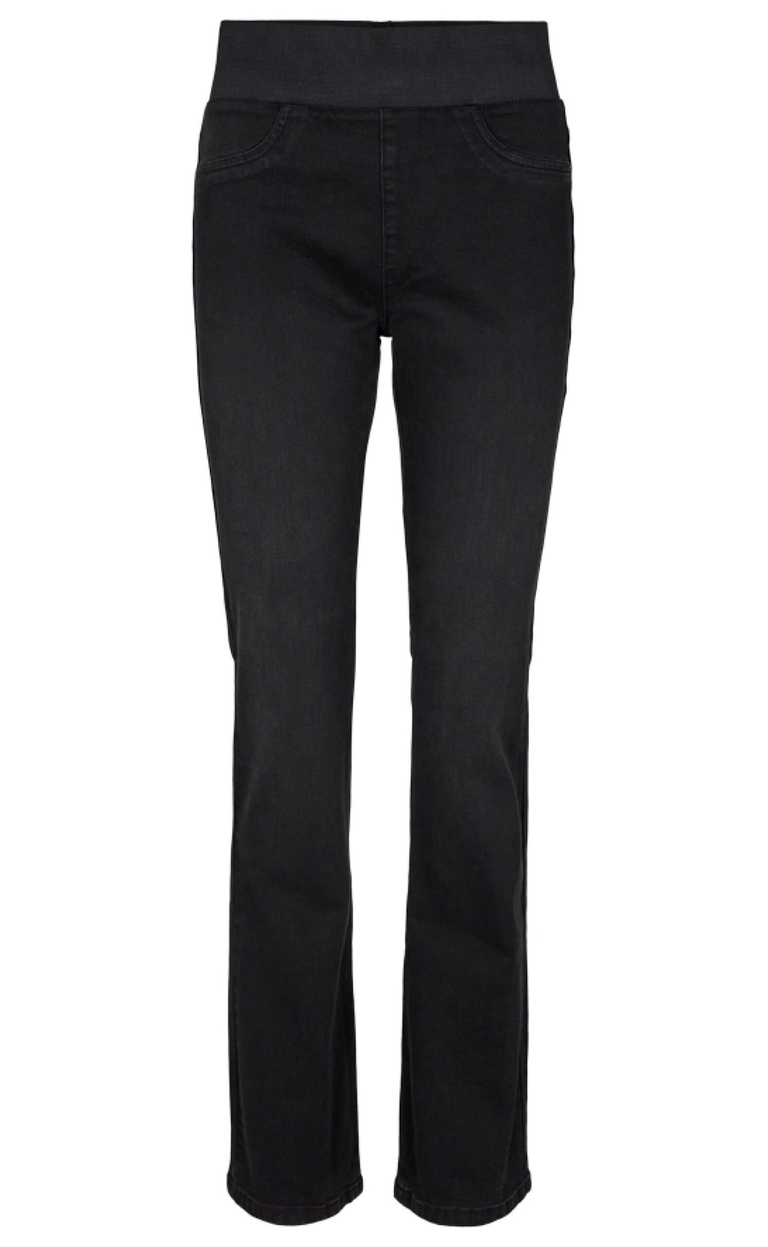 Freequent Bukser Shantal Bootcut Black Denim