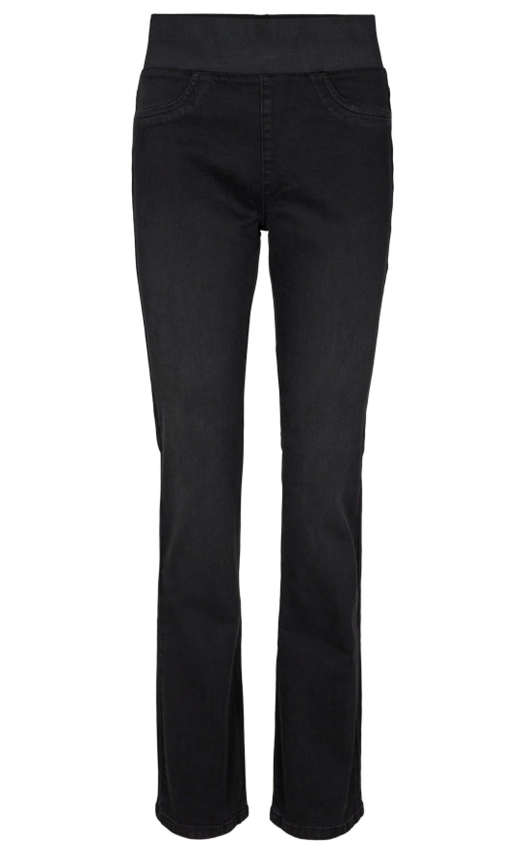Freequent Bukser Shantal Bootcut Black Denim